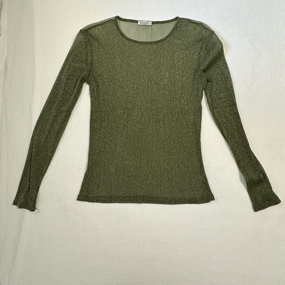 Sheer Long Sleeve Top